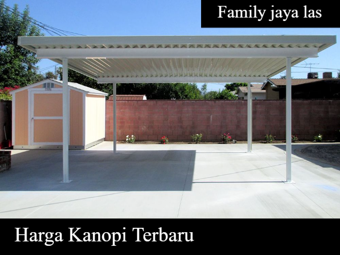 10 Harga Kanopi Terbaru untuk Rumah Minimalis di Jabodetabek
