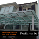 Kabopi kaca besi baja ringan awet kuat